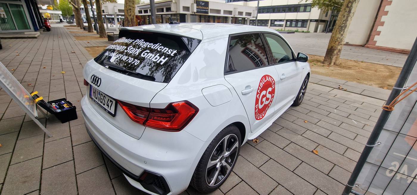 Car-Wrapping in Offenbach – Manolo Werbung